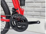 Велосипед двухподвес складной Topemount Tron 26 Красный